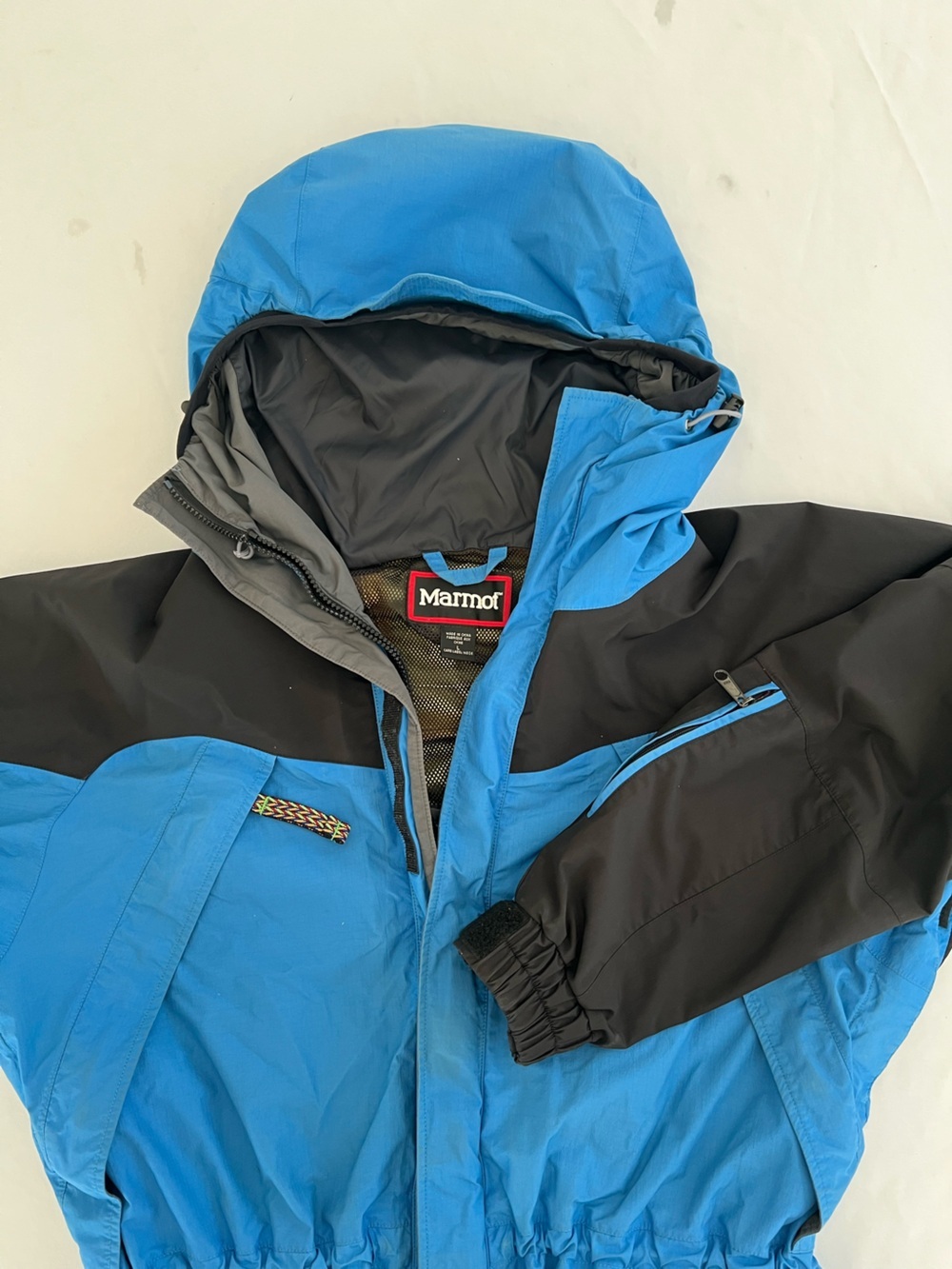 Marmot 3-in-1 GORE-TEX Jacket Black Blue Waterproof Ski Snow Jacket